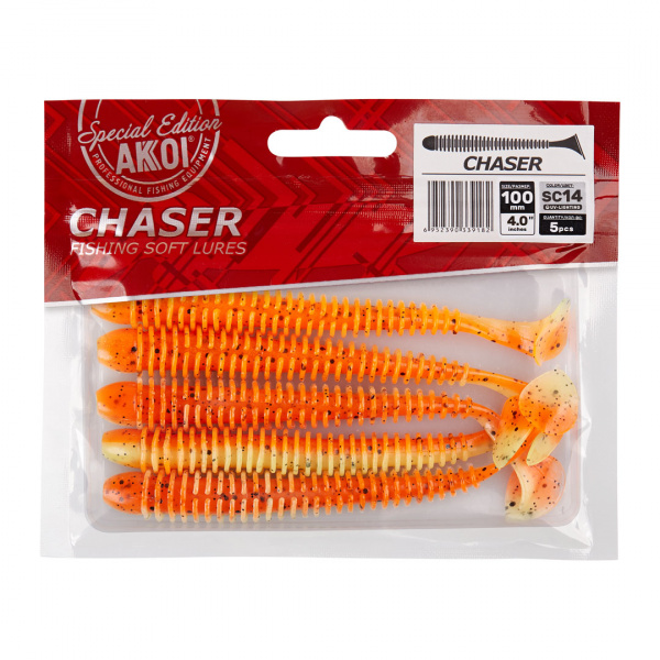 Силиконовая приманка AKKOI CHASER 100mm цвет SC14 Силиконовая приманка AKKOI CHASER 100mm цвет SC14