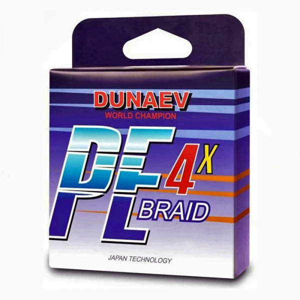 Шнур DUNAEV BRAID PE X4 150m 0.28мм