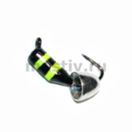 Безнасадка 2,5 пчёлка желтый, латунь конус, 0,6гр. (серебро)