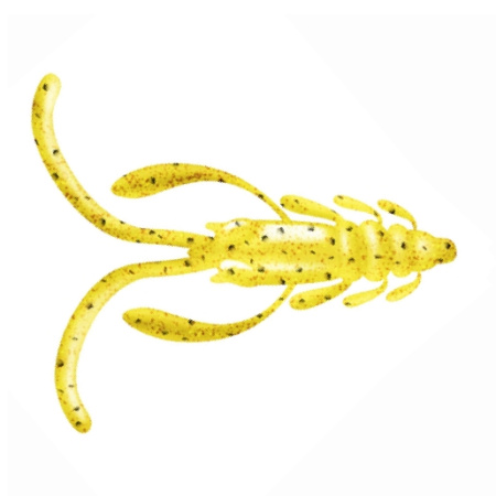 Приманка ZUB-NIMFA 45мм(1,8")-8шт, (цвет 310) желтый с блестками