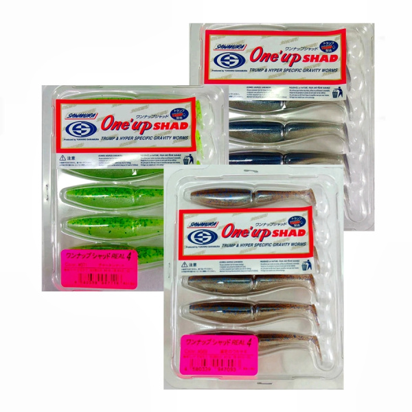 Мягкие приманки Sawamura One'Up Shad 4" #155 Мягкие приманки Sawamura One'Up Shad 4" #155