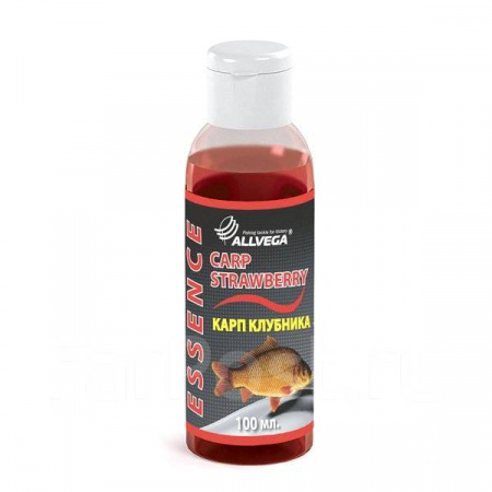 Ароматизатор-концентрат жидкий ALLVEGA "Essence Carp Strawberry" 100мл (КАРП КЛУБНИКА) NEW