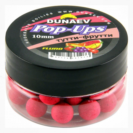 Бойлы DUNAEV POP-UP 10мм Тутти-Фрутти (30г)