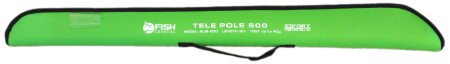Удилище телескопическое с кольцами (болонское) "TELE POLE" FISH CRYSTAL, длина 5 м (до 40 Gr)