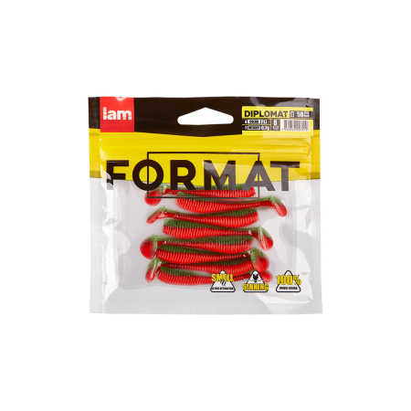 Силиконовая приманка FORMAT DIPLOMAT 50mm (8шт.) цвет F17