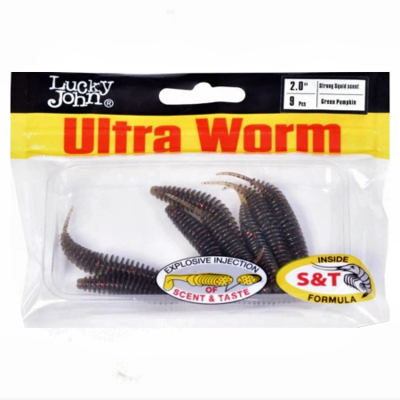 Слаги съедобные искусственные LJ Pro Series ULTRAWORM 2,0in (05.00)/S21 9шт.
