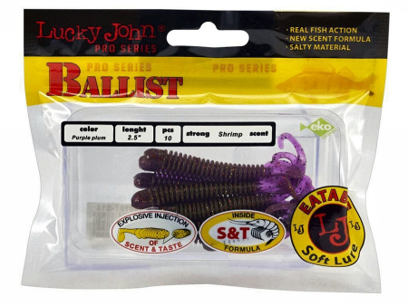 Твистер съедоб. исскуст. LJ Pro Series BALLIST 2.5in S13