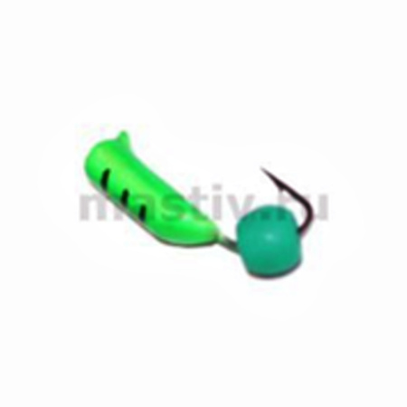 Безнасадка 2 зелёный, неоновый шар, 0,3гр. темно-зеленый
