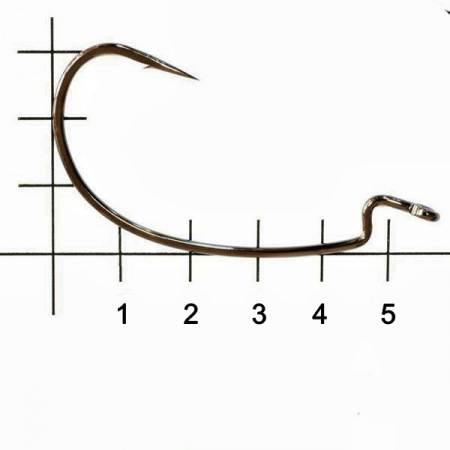 Оффсетный крючок VARIVAS Hooking Master Monster Class №5/0