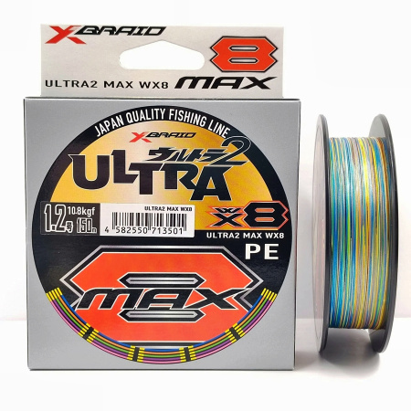 Шнур YGK X-Braid Ultra Max WX8 150m #1.2-10.8kg