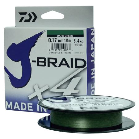 Шнур Daiwa J-Braid X4 0.17 mm