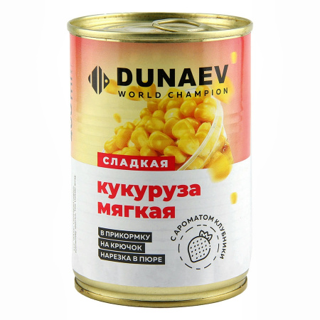 Кукуруза Мягкая DUNAEV металлобанка 400мл, клубника