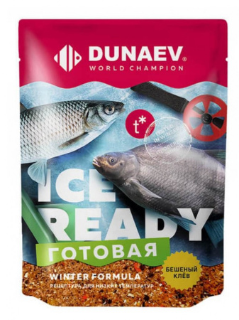Прикормка "DUNAEV iCE-READY" 0.5кг Универсальная Прикормка "DUNAEV iCE-READY" 0.5кг Универсальная