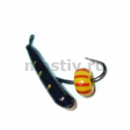 Хрень 3 чёрный, L=12, арбуз, 0,8гр. (желтый)