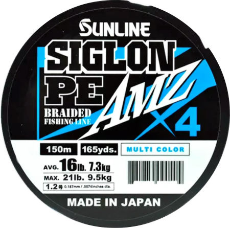 Шнур SUNLINE SIGLON PEx4 AMZ 150M(5C) #1.2/16LB