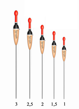 015 поплавок бальсовый 1гр. 01510