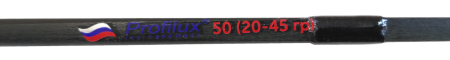 Удочка зимн Profilux (плоск.хлыст) 50 см (тест 20-45 гр) цв.чёрный, цв.руч.красный