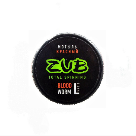 Мотыль искусственный ZUB BLOODWORM  красный