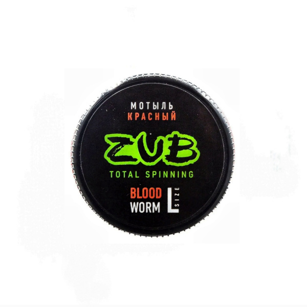 Мотыль искусственный ZUB BLOODWORM  красный