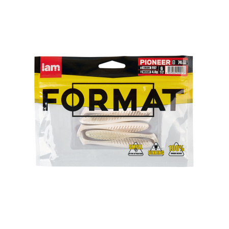Силиконовая приманка FORMAT PIONEER 74mm (6шт.) цвет F07