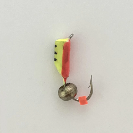 Столбик с латунным шариком 3,0 мм ЖЕЛТО-КРАСНЫЙ