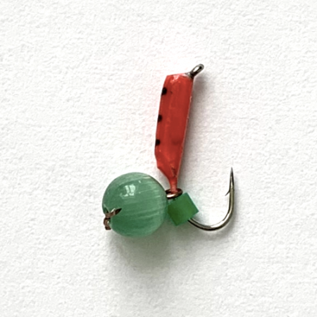 Столбик Кошачий глаз 1,5 мм подвесной КРАСНЫЙ