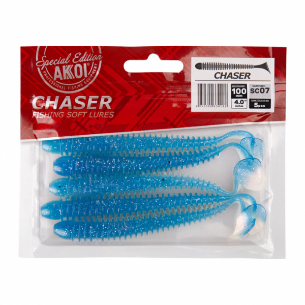 Силиконовая приманка AKKOI CHASER 100mm цвет SC07 Силиконовая приманка AKKOI CHASER 100mm цвет SC07