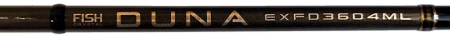 Удилище фидерное "DUNA" тест до 80GR,3,60м, 3+3 (2oz, 1,5oz ,1oz Carb.)Carb 30T+40T