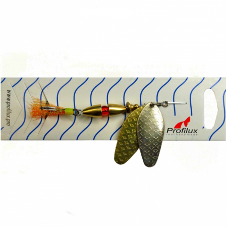 Вращ.танд. Бабочка М4 цв. 04/05 серебро чешуя-латунь чешуя