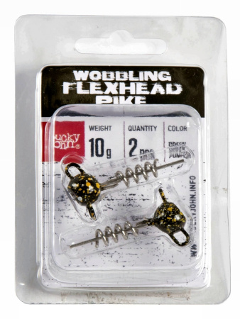 Груз-головки спираль LJ 3D BBS Series Wobbling Flexhead Pike 010г 2шт.
