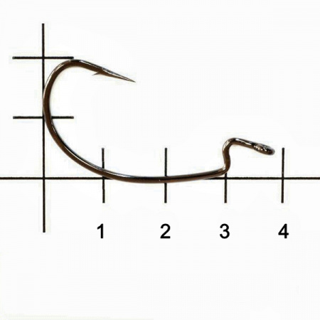 Оффсетный крючок VARIVAS Hooking Master Monster Class №1/0