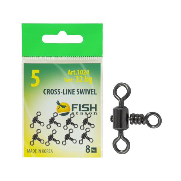 Вертлюжок цилиндрический на три направления, №5 (32 кг), (упак. 8 шт)