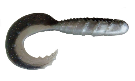 Приманка ZUB-HIBINA 140мм(5,5")-3шт, (цвет 030) черный верх-натурал низ