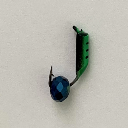 Безнасадка 2 зеленый+черный, гр шарик, 0,5гр. синий