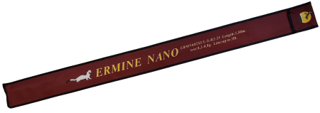 Удилище спиннинговое ERMINE NANO,2 секции, цельная верш. длина1,80 м, тест 0.2-0.8г рукоять разнес.