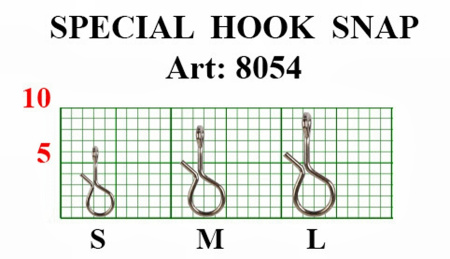 Застежка НАХЛЫСТ/БАЛАНСИР №L (4 кг), (упак. 6 шт)