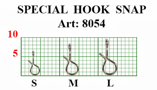 Застежка НАХЛЫСТ/БАЛАНСИР №L (4 кг), (упак. 6 шт)