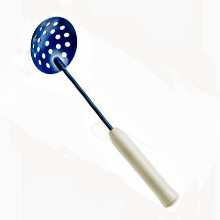 Черпак металлический окрашенный ø 90мм., L=345мм. с пенопластовой ручкой        