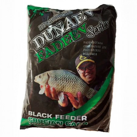Прикормка "DUNAEV-FADEEV" 1кг Black Feeder Crucian Carp