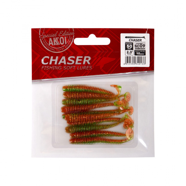 Силиконовая приманка AKKOI CHASER  88mm цвет SC09 Силиконовая приманка AKKOI CHASER  88mm цвет SC09