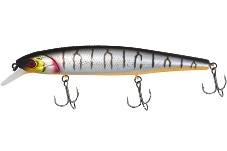 Воблер JACKALL Mag Squad 128SP цв. uv mat silver tiger