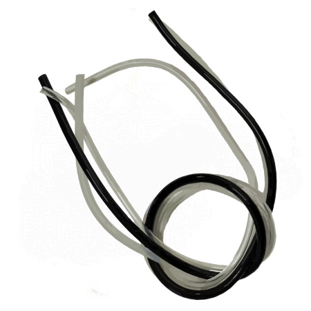 Кембрик силиконовый ZUB 0,5-1,0мм (3х30см) черный,белый, прозрачный