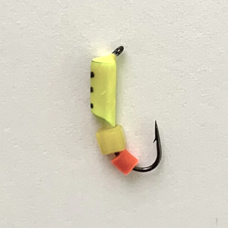 Столбик Сырный кубик 2,0 мм на крючке ЖЕЛТЫЙ 