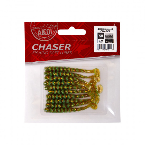 Силиконовая приманка AKKOI CHASER  88mm цвет SC02 Силиконовая приманка AKKOI CHASER  88mm цвет SC02