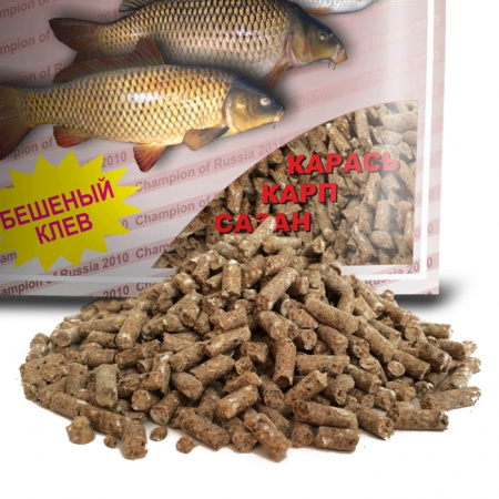 Прикормка "DUNAEV КЛАССИКА" 0.9кг  гранулы Карп