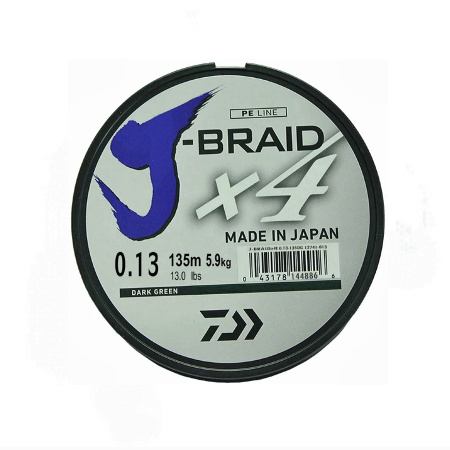 Шнур Daiwa J-Braid X4 0.13 mm