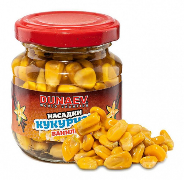 Насадка стеклобанка "Дунаев Кукуруза" 100мл Ваниль