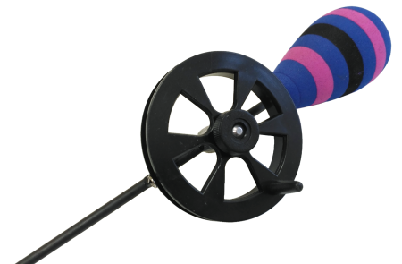 Удочка зимняя Profilux "Капля-Спорт", Цв. ZEBRANO 43 (синий, розовый, черный)