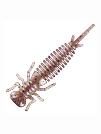 Приманка ZUB-KAZARA  50мм(2")-10шт, (цвет 504) красный с блестками