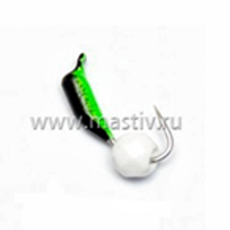 Безнасадка 1,5 чёрный+зелёный, гр шарик, 0,2гр. (белый)